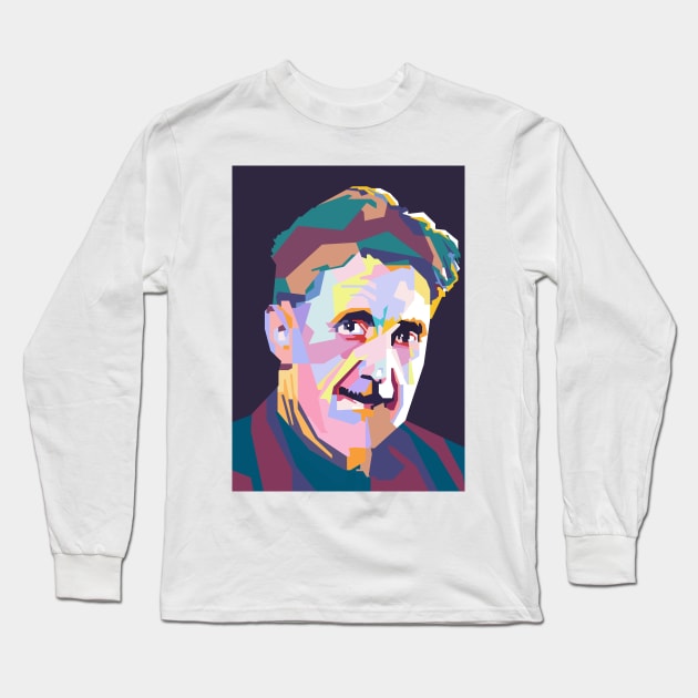 George Orwell In WPAP Long Sleeve T-Shirt by smd90